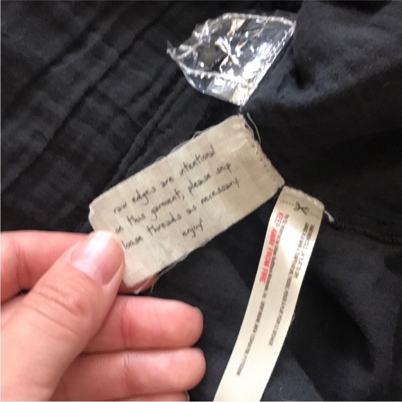 Free People One Ombré Victorian Blouse Lace Small - Picture 8 of 10